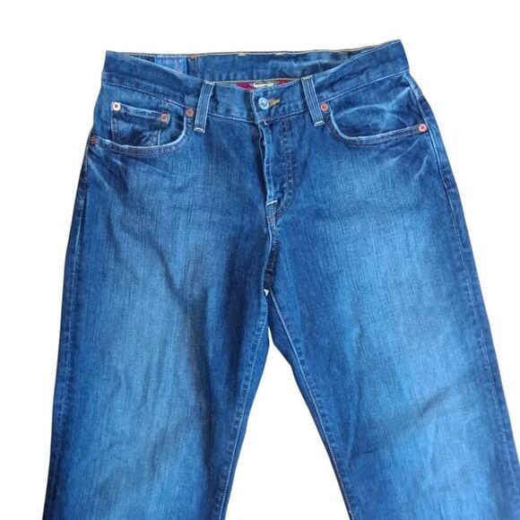 Bootcut Straight Jeans Easy Rider Lucky Brand Blue Button Fly  Sz 10 - Picture 2 of 9